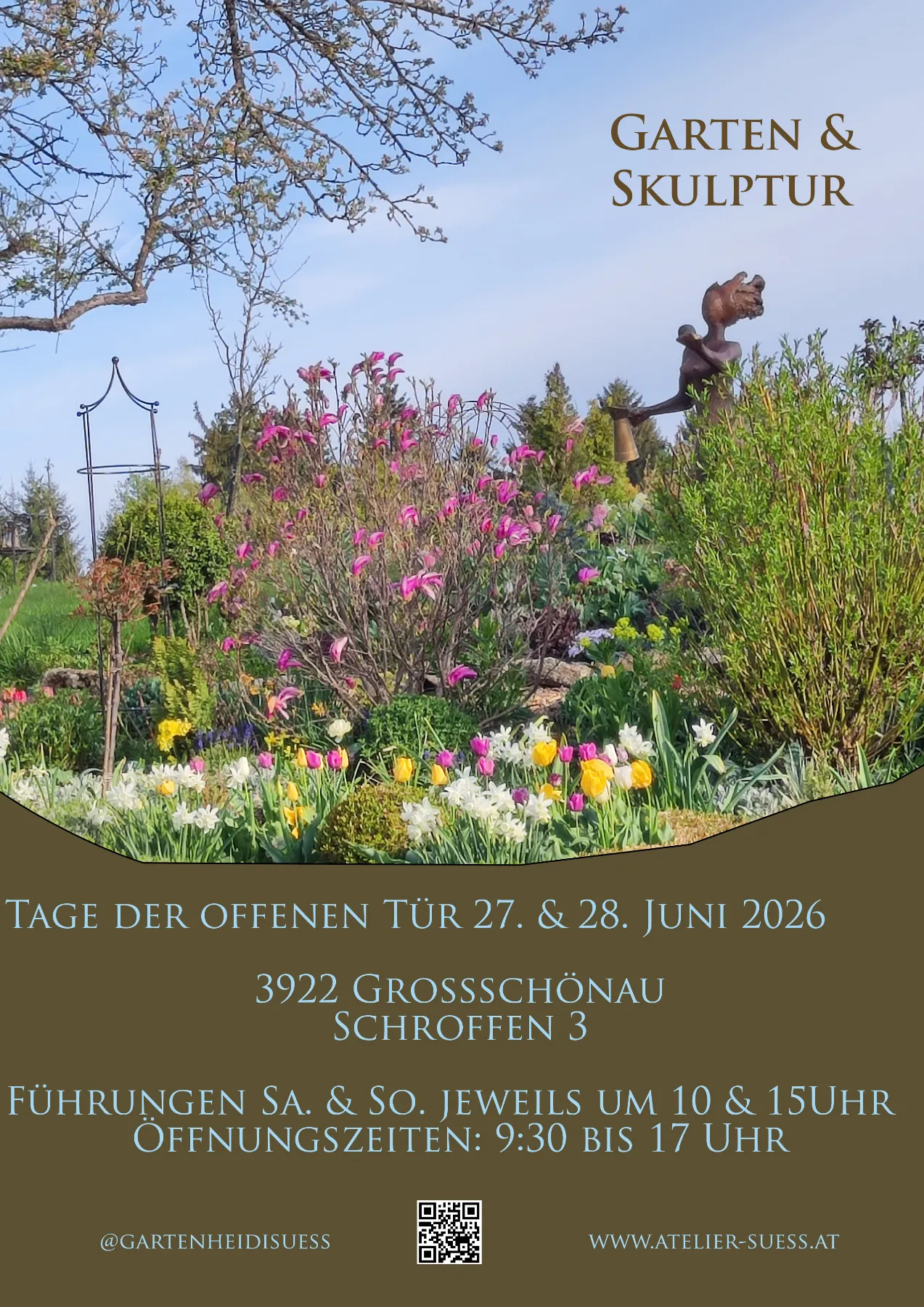 Garten und Skulptur